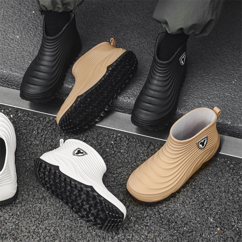 Men'S Shoes Water Resistant - Chaussures de pluie pour hommes mode