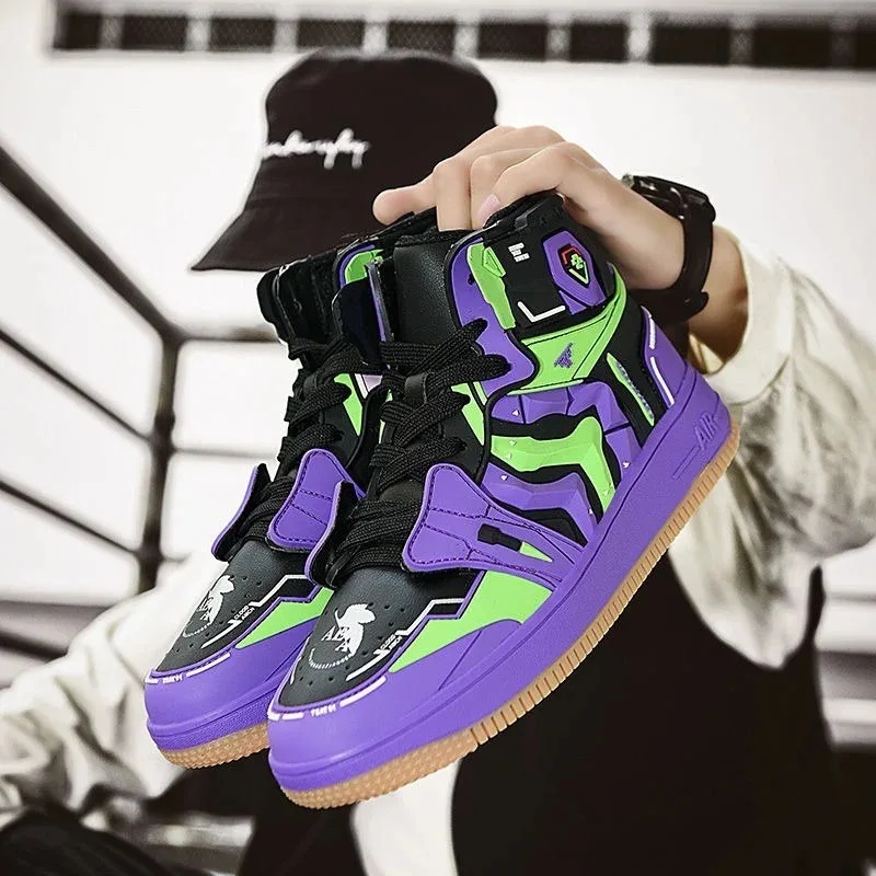 Men'S Shoes Basketball - Tenue de cosplay premium EVANGELION Chaussures