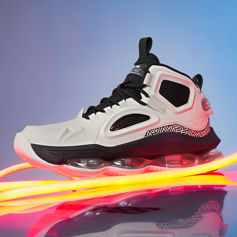 Men'S Shoes Basketball - Chaussures de basket-ball pour hommes, respirantes,
