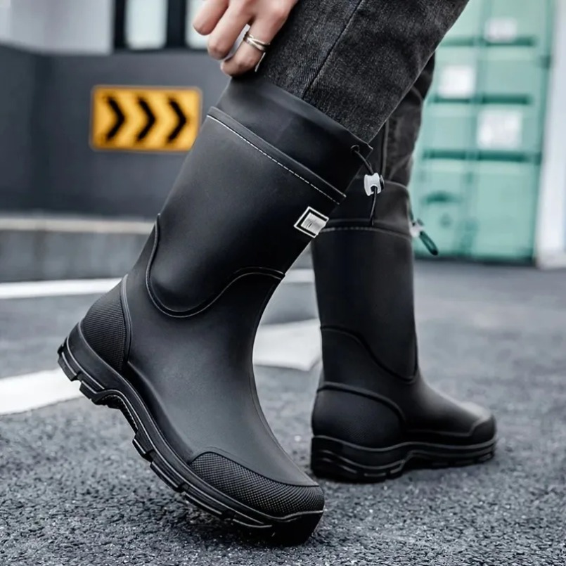 Bottes de pluie durables pour  - Men'S Shoes Water Resistant avis et prix