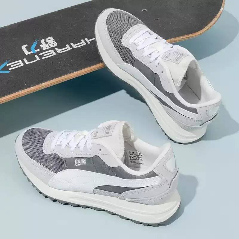PUMA – baskets basses blanches - Men Shoes Puma avis et prix