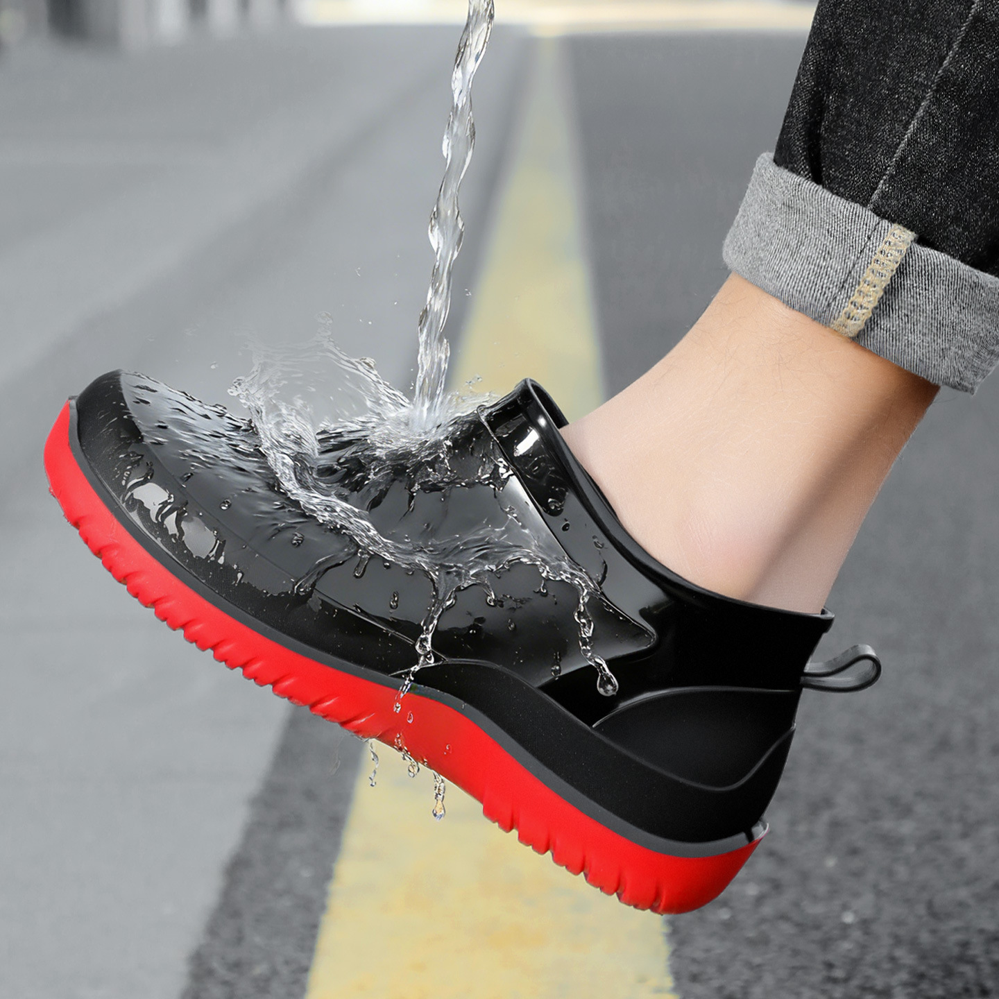 Bottes de pluie imperméables p - Men'S Shoes Water Resistant avis et prix